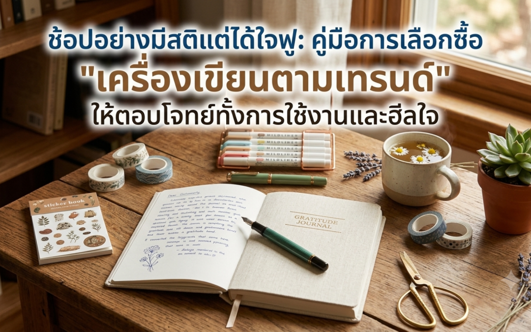 คู่มือการเลือกซื้อ “เครื่องเขียนตามเทรนด์” ให้ตอบโจทย์ทั้งการใช้งานและฮีลใจ
