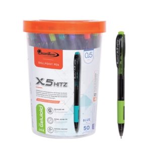 ปากกาลูกลื่น สีน้ำเงิน ขนาด 0.7 Quantum X5 HITZ