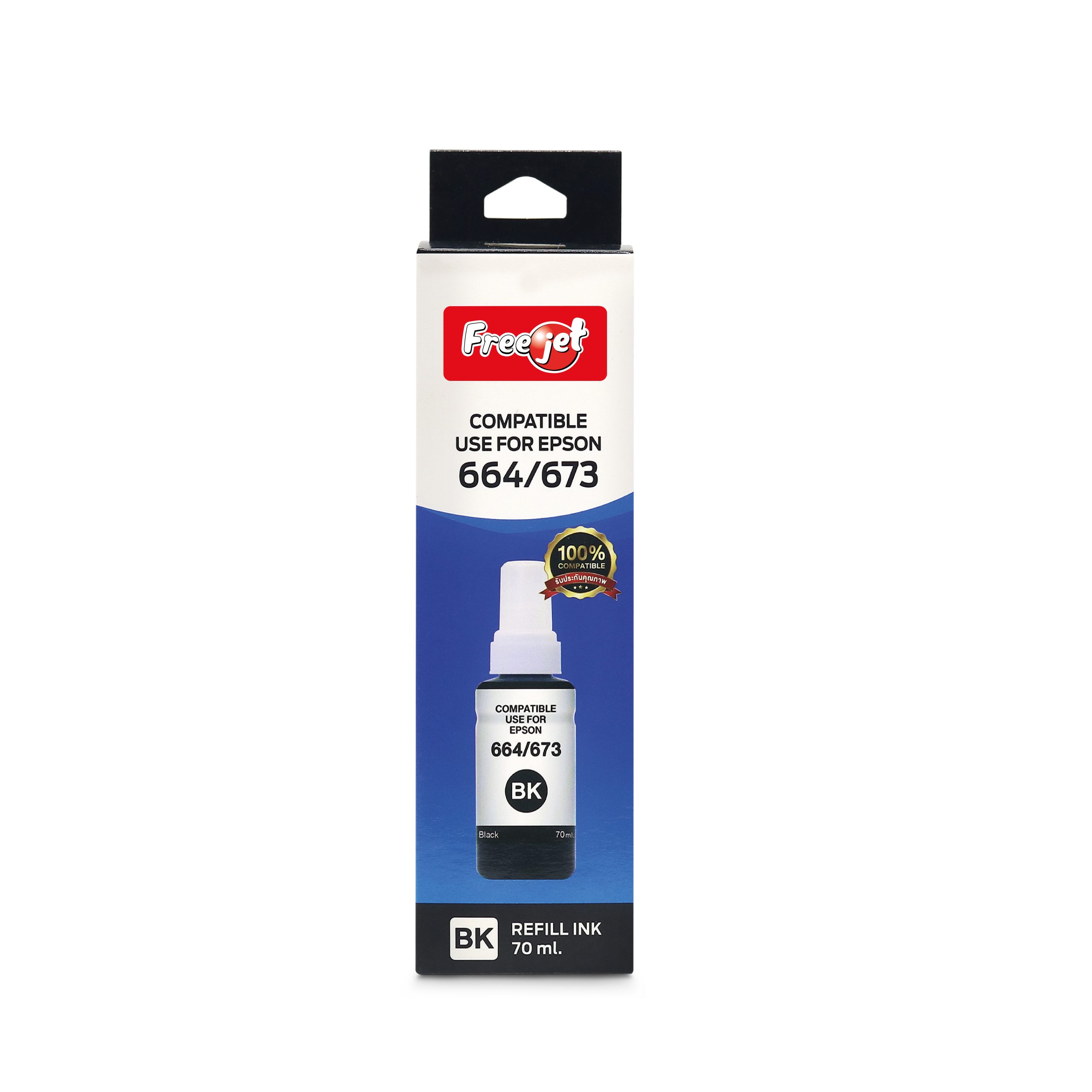 หมึกเติม Epson 664/673 BK Freejet ขนาด 70 ML