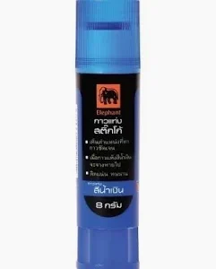กาวแท่งตราช้างSTICKO 8 กรัม/สีน้ำเงิน  1อัน