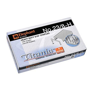 ลวดเย็บกระดาษตราช้าง No.23/15  1กล่อง