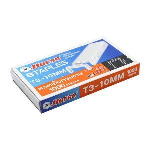 ลวดเย็บกระดาษตราม้า T3-10MM   1กล่อง