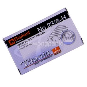 ลวดเย็บกระดาษตราช้าง NO.23/8H   1กล่อง