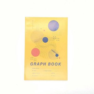 สมุดกราฟเส้นแดง 40 แผ่น/กิตติเจริญฯลฯ สีเหลือง