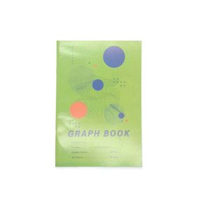 สมุดกราฟเส้นแดง 80 แผ่น/กิตติฯ สีเขียว