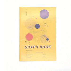 สมุดกราฟเส้นแดง 80 แผ่น/กิตติฯ สีเหลือง