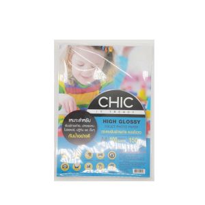 กระดาษอิงค์เจ็ทCHIC 150G/100SHEET