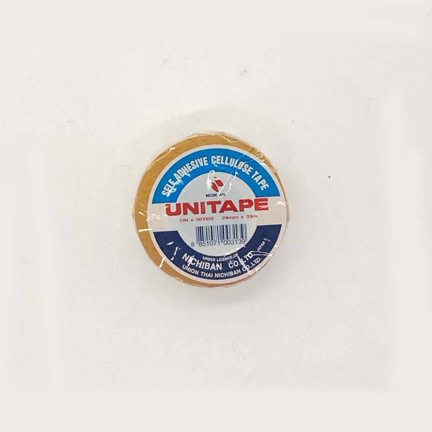 สก๊อตเทปใสUNITAPE 1"X36Y(เล็ก)