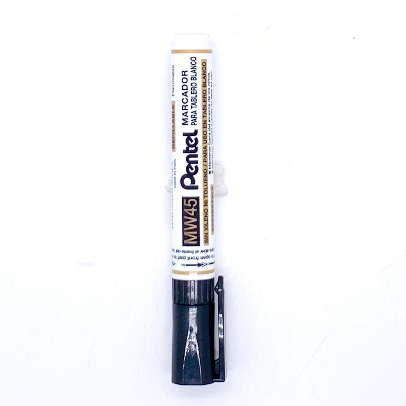 ปากกาไวท์บอร์ด Pentel MW45/ดำ