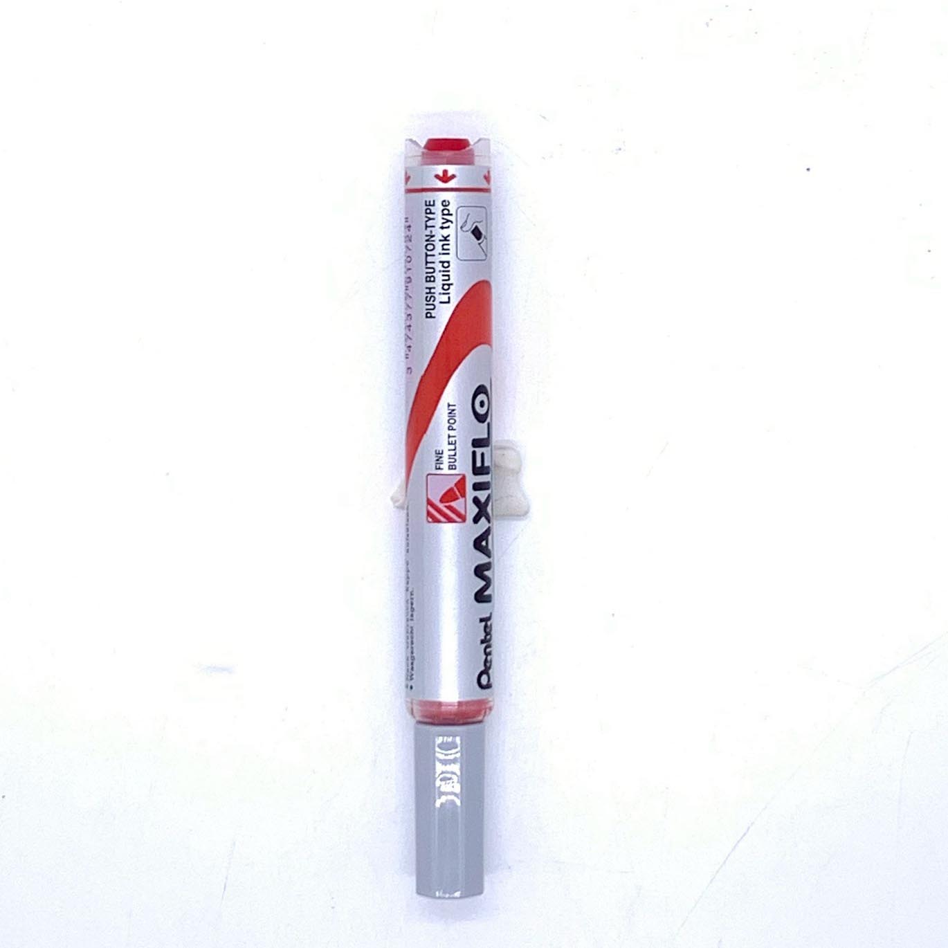 ปากกาไวท์บอร์ดPentel MAXIFLO MWL5S-B/แดง