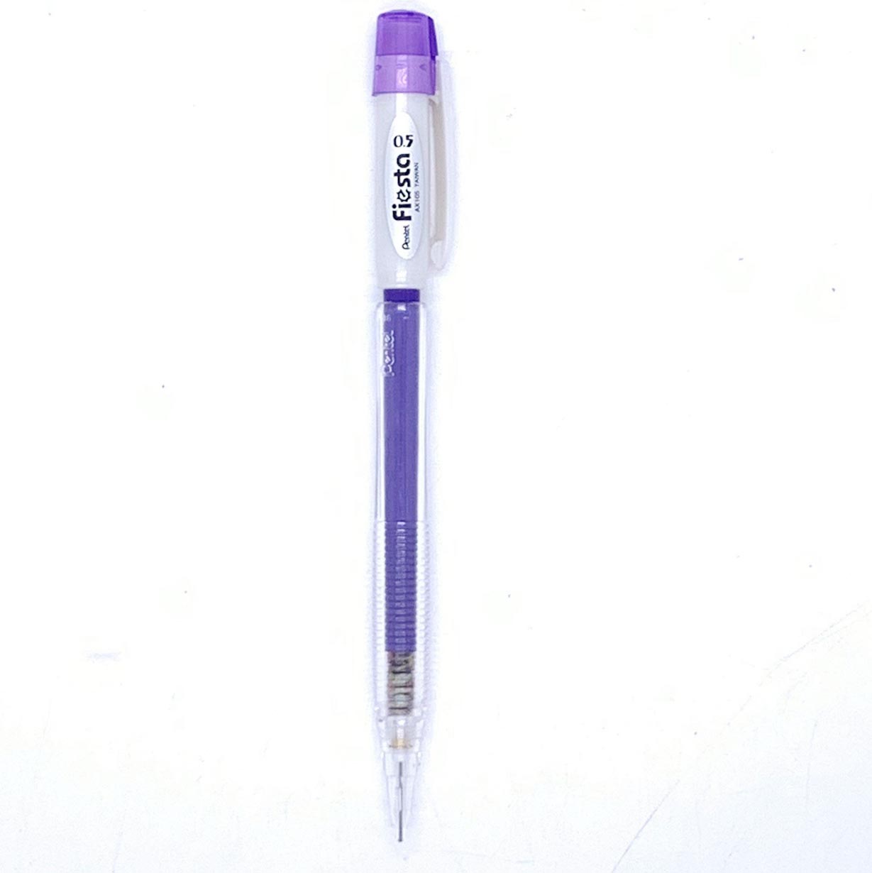 ดินสอกดเพนเทล AX105W-V 0.5/ขาวม่วง