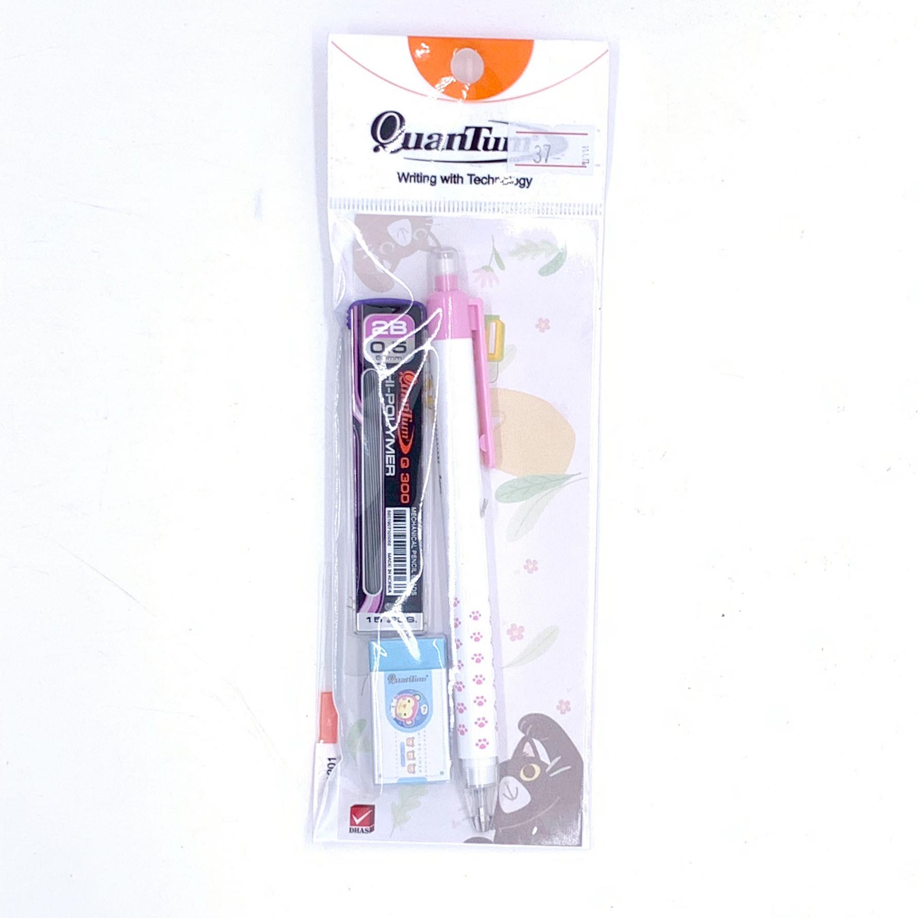 ดินสอกดควอนตั้มแคตตี้+ไส้/คละสี