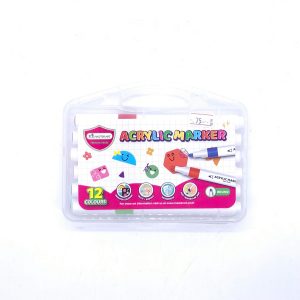 สีอะคริลิคมาร์กเกอร์มาสเตอร์อาร์ต 12 สี