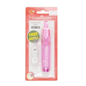 เทปลบคำผิดFABER CASTELL QJR-506/ด้ามสีชมพู