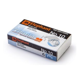 ลวดเย็บกระดาษตราช้าง No.T-10  1กล่อง