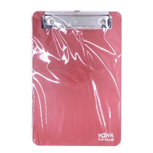คลิปบอร์ดพลาสติก A5 H-002 สีแดง