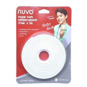เทปโฟมกาวสองหน้าNUVO 777 21MM*5M