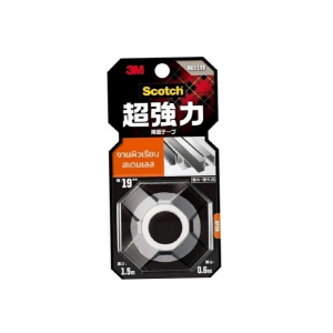 เทปยึดติดสูง 3M KKD-19R 19มม.*1.5ม./ชนิดบาง