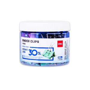 คลิปหนีบสีDELI No.8555S(40ตัว)
