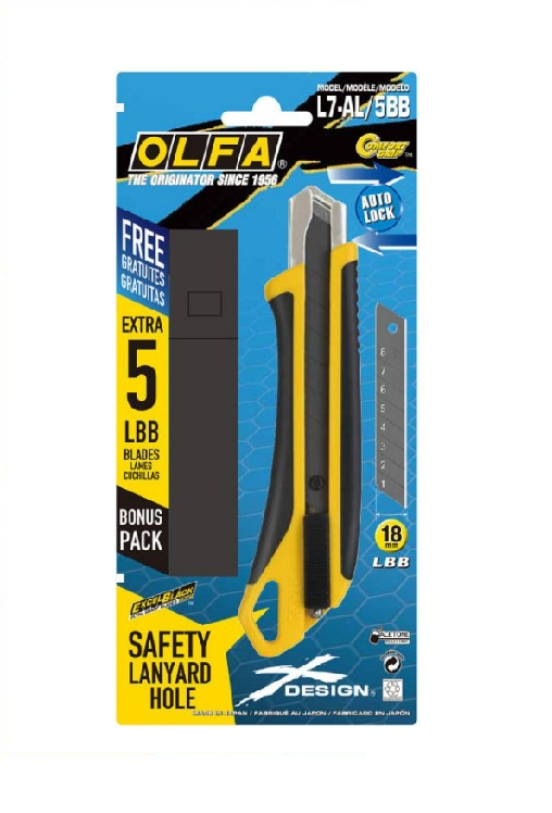 มีดคัตเตอร์ OLFA#L-7/5BB