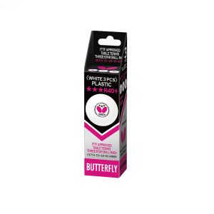 ลูกปิงปอง BUTTERFLY 3 ดาว รุ่น R40+