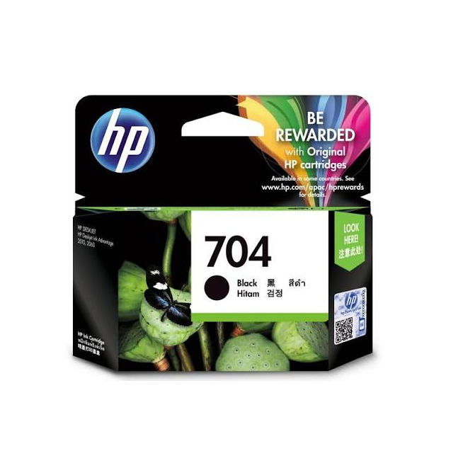 HP ตลับหมึกอิงค์เจ็ท รุ่น 704 (CN692AA) สีดำ