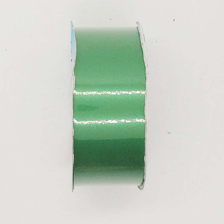 ริบบิ้นต่วน 40mm.(50Y)/นาวีเจริญ สีเขียวเข้ม