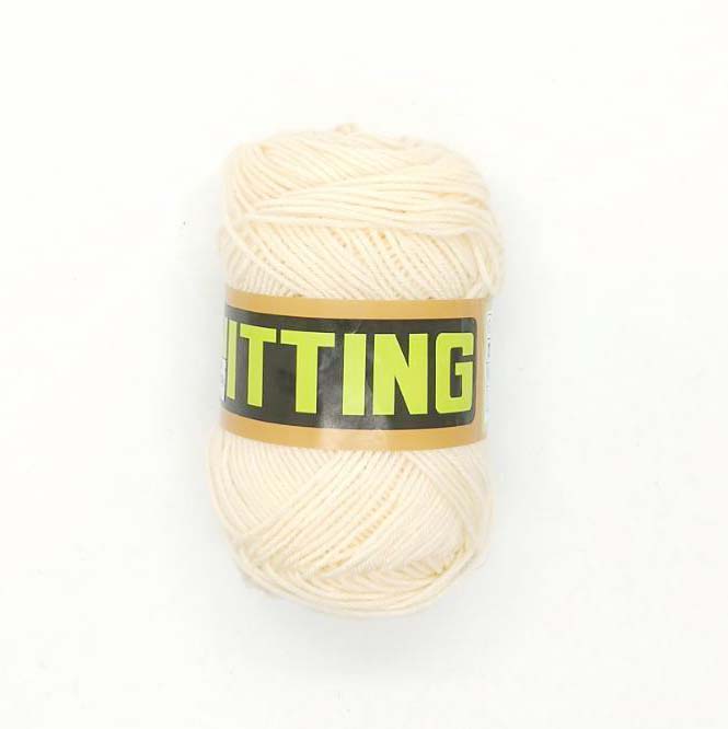 ไหมพรม Eagle 100g ม้วนใหญ่ สีขาว