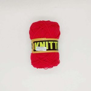 ไหมพรม Eagle 100g ม้วนใหญ่ สีแดง