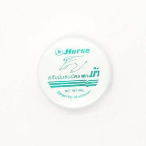 ขี้ผึ้งนับธนบัตร ม้า40G สีเขียว