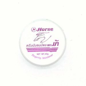 ขี้ผึ้งนับธนบัตร ม้า40G สีม่วง