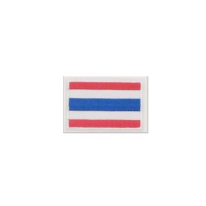 ธงชาติติดอก แบบปัก(รีดกาว)