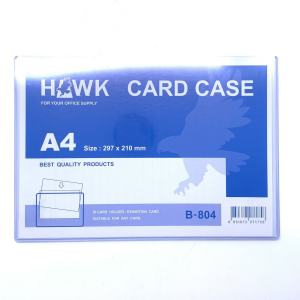 ป้ายพลาสติกแนวนอน A4 B-804(CARD CASE)