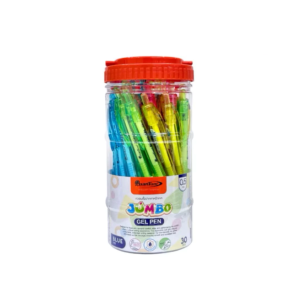 ปากกาหมึกเจล QUANTUM รุ่น JUMBO หมึกสีน้ำเงิน ด้ามคละสี
