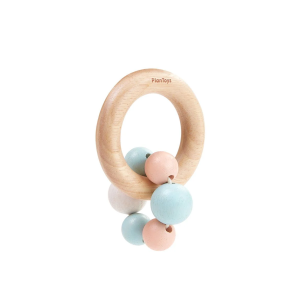 ลูกปัดเขย่า - สีพาสเทล 5290 0-6M Plan toy