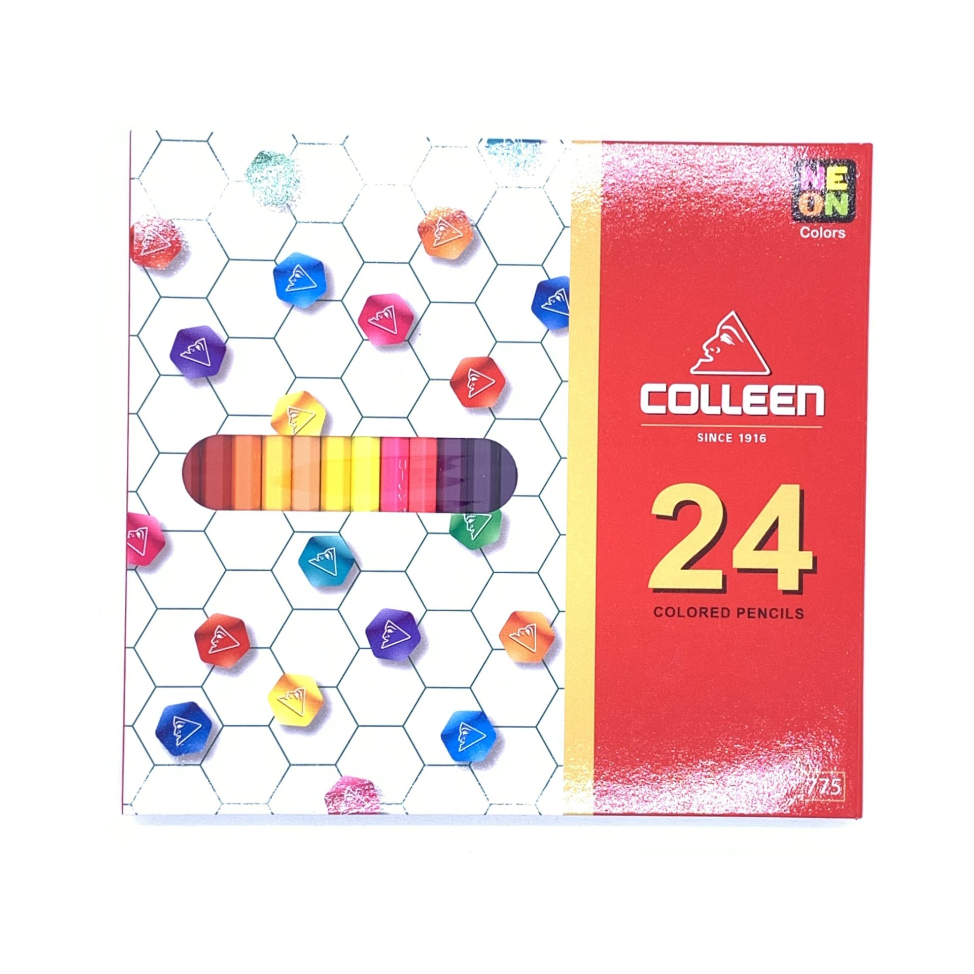 สีไม้คอลลีน 24 สี 24 แท่ง#775