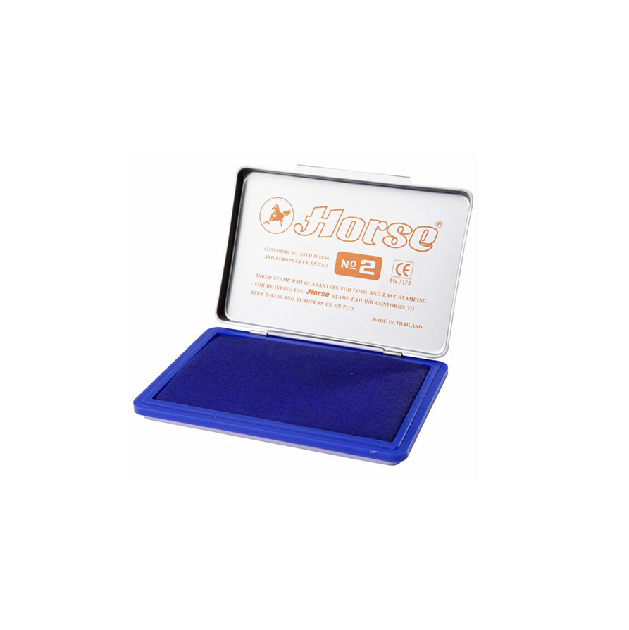 แท่นประทับตราม้า#2 สีน้ำเงิน