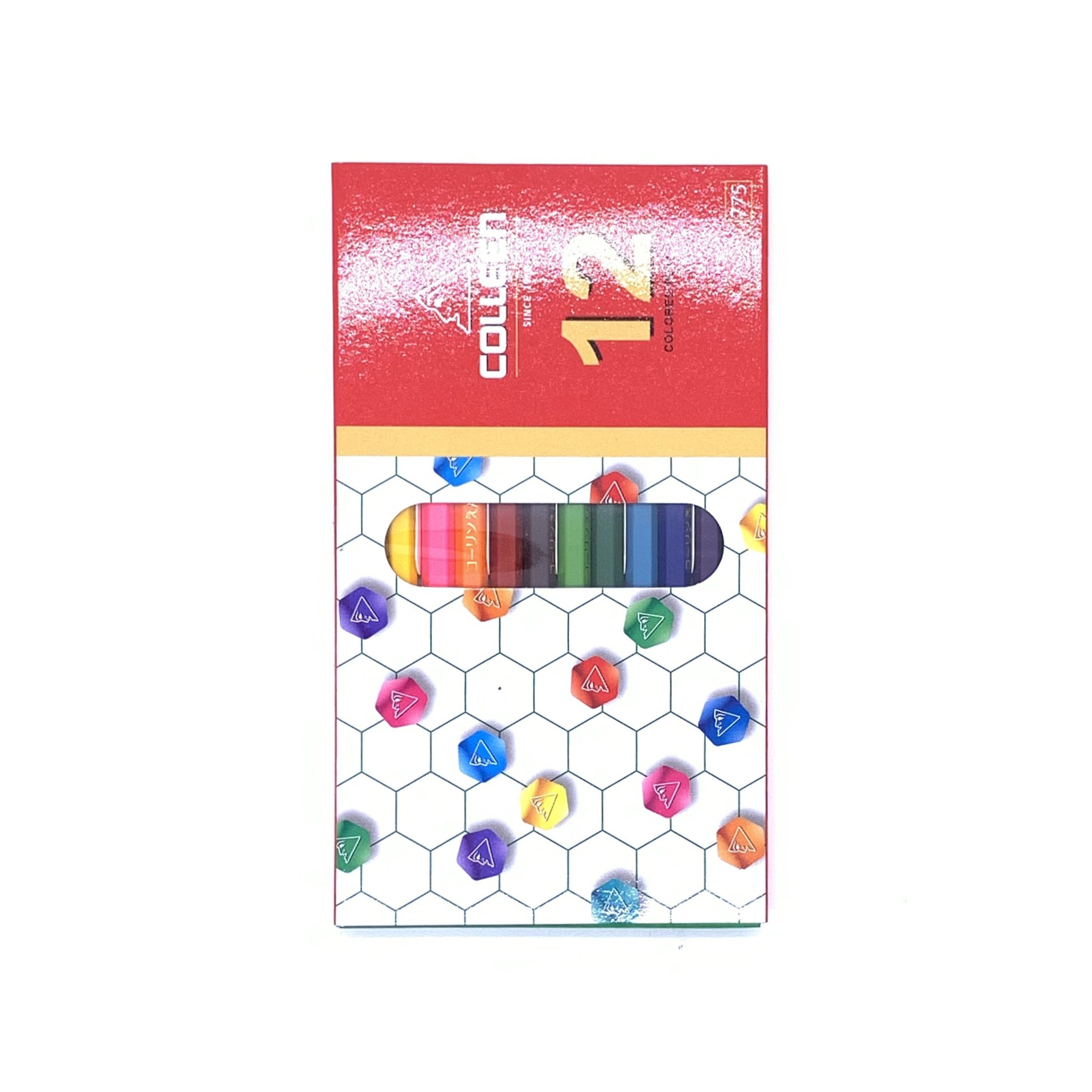 สีไม้คลอลีน 12 สี 12 แท่ง#775