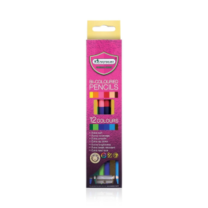 สีไม้ตรามาสเตอร์อาร์ต 12 สี 2 หัว