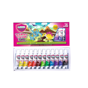 สีน้ำมาสเตอร์อาร์ต 12 สีเทมพาร่า 5 มล