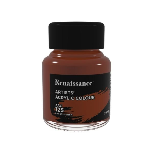 สีอะครีลิคเรนาซองซ์ 20มล.#125BURNT SIENNA