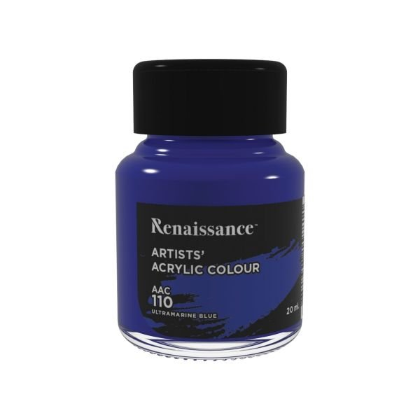 สีอะครีลิคเรนาซองซ์ 20มล.#110ULTRAM BLUE