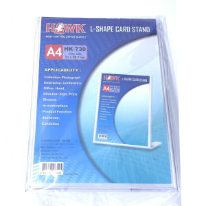 แท่นป้ายตั้งโต๊ะแนวตั้ง A4/HK-730