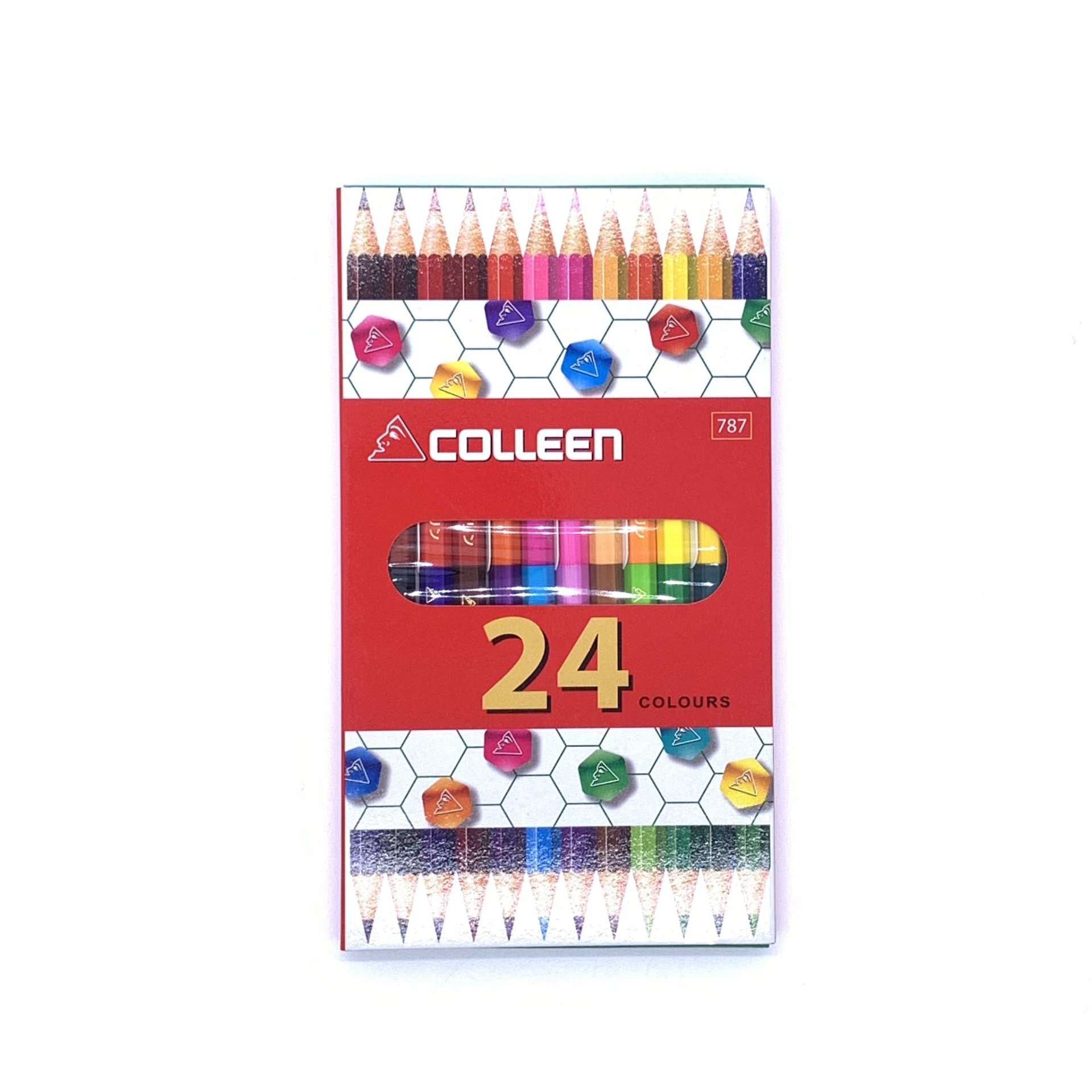 สีไม้คลอลีน 24 สี 12 แท่ง#787