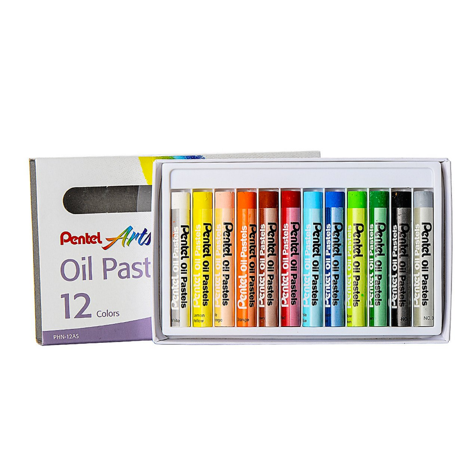 สีชอล์คเพนเทล 12 สี ขนาดปกติ