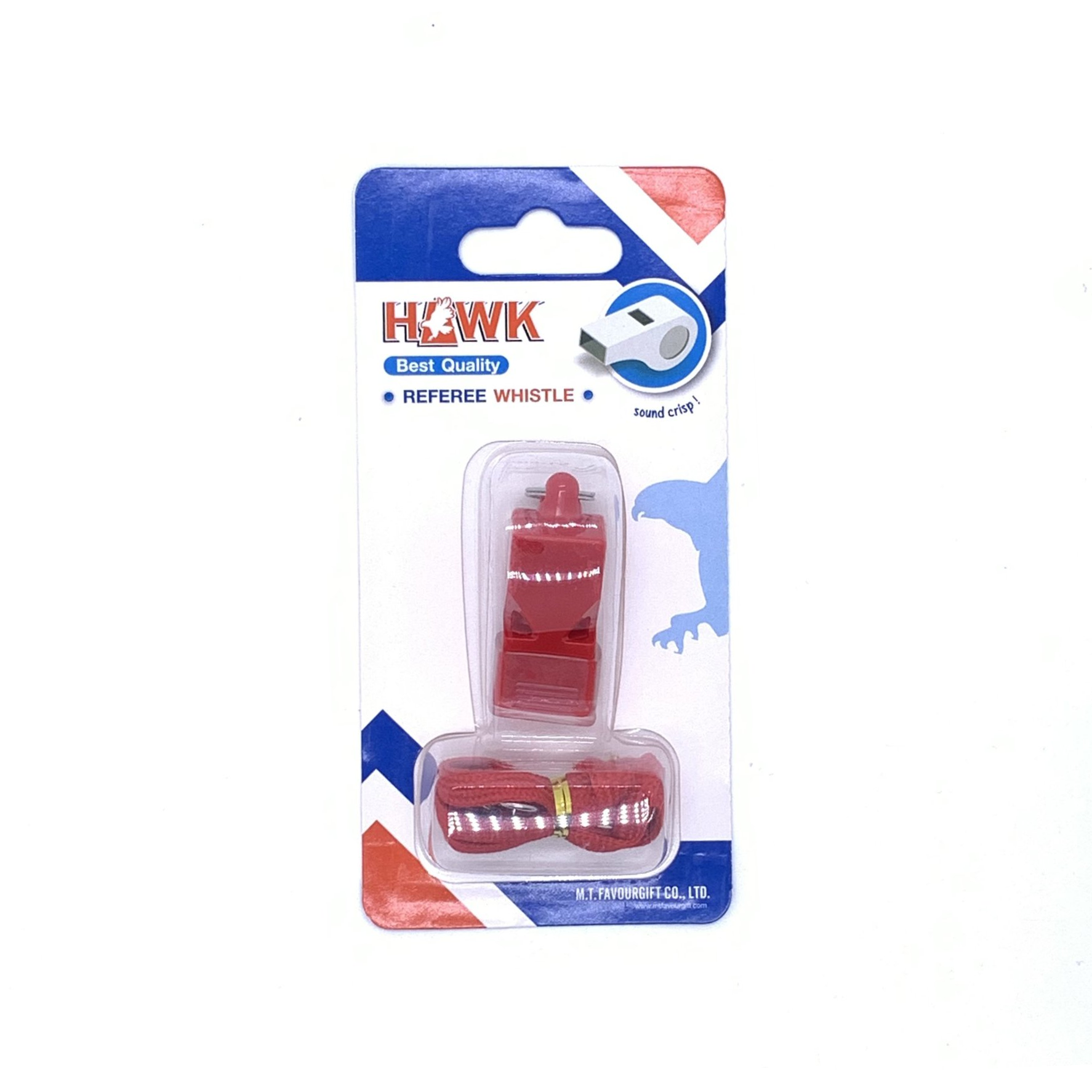 นกหวีดพลาสติก HK-WS40R/สีแดง