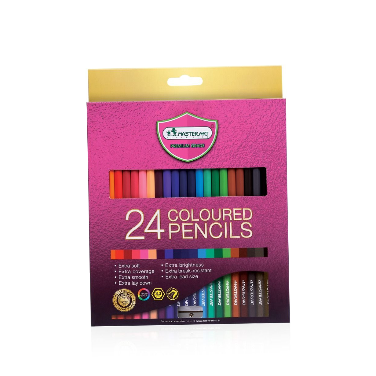 สีไม้ตรามาสเตอร์อาร์ต 24 สี/ยาว