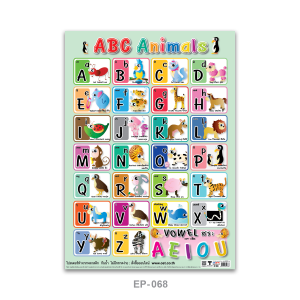 โปสเตอร์ความรู้ ABC Animals