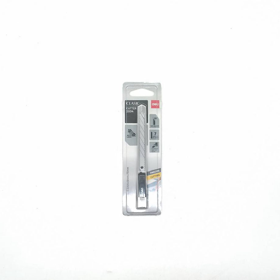 คัตเตอร์DELI 9mm. No.2034/30 องศา