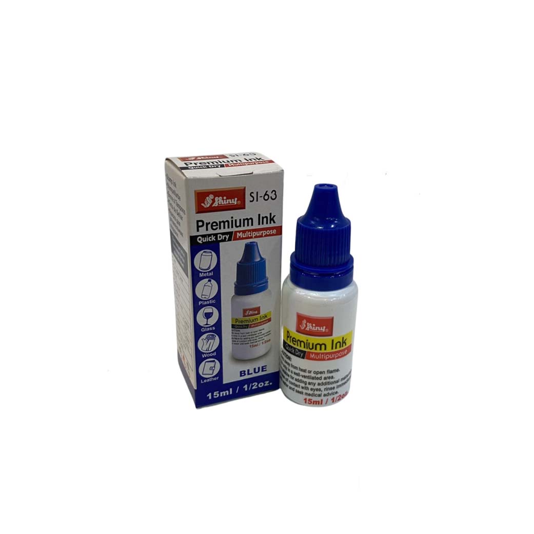 หมึกเติมแท่นประทับShiny S-63/สีน้ำเงิน